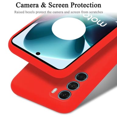 Motorola MOTO G200 5G Skal Fodral Case (Röd)
