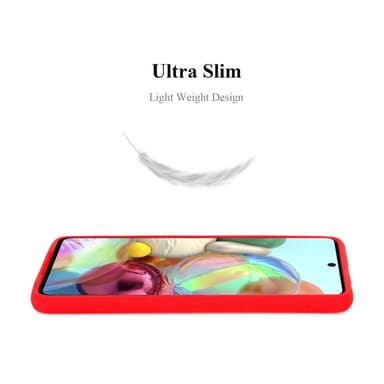 Skal Samsung Galaxy A71 4G Fodral Case (Röd)