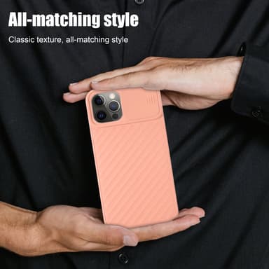 iPhone 12 PRO MAX Skal Fodral Case (Rosa)