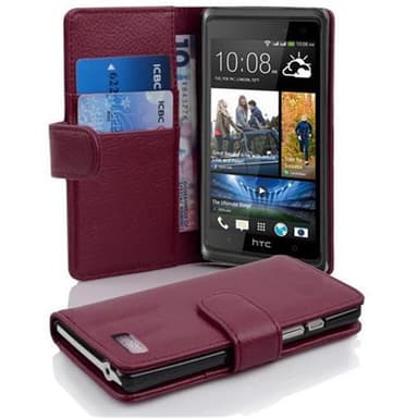 Skal HTC Desire 600 Plånboksfodral (Lila)