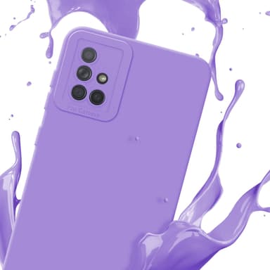 Samsung Galaxy A71 4G Skal Fodral Case (Lila)