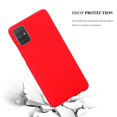 Skal Samsung Galaxy A71 4G Fodral Case (Röd)