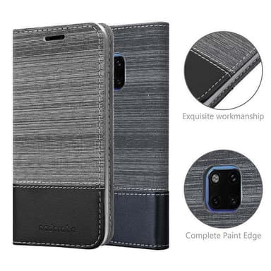 Huawei MATE 20 PRO Plånboksfodral Skal (Grå)