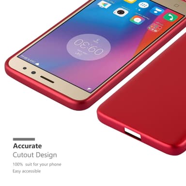 Skal Lenovo K6 / K6 POWER Fodral Case (Röd)