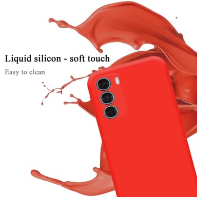 Motorola MOTO G200 5G Skal Fodral Case (Röd)