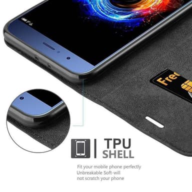 Honor 8 PRO Skal Fodral Case (Svart)