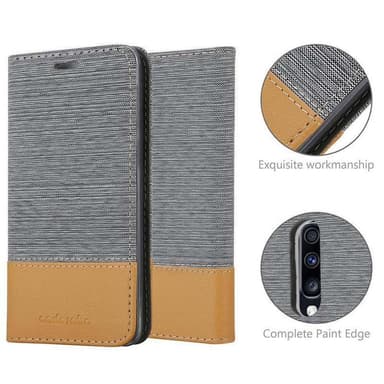 Samsung Galaxy A70 / A70s Plånboksfodral Skal (Grå)
