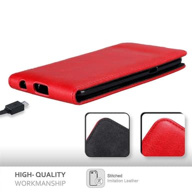 LG X POWER Flipfodral Skal (Röd)