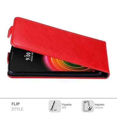 LG X POWER Flipfodral Skal (Röd)