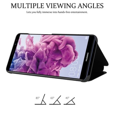 Huawei MATE 10 LITE Plånboksfodral Skal (Svart)