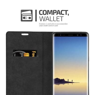 Samsung Galaxy NOTE 8 Skal Fodral Case (Svart)