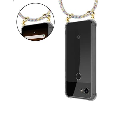 Google PIXEL 3A Skal Fodral Kedja (Gul)