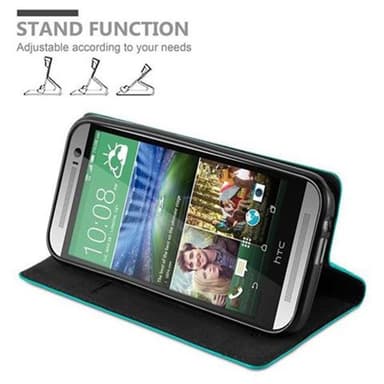 HTC ONE M8 Skal Fodral Case (Turkos)
