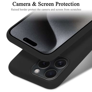 iPhone 15 PRO Skal Fodral Case (Svart)