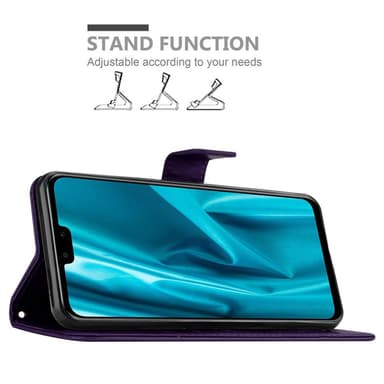 Huawei Y9 2019 Plånboksfodral Skal (Lila)