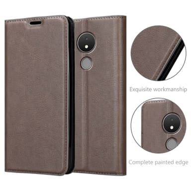 Nokia C21 Skal Fodral Case (Brun)