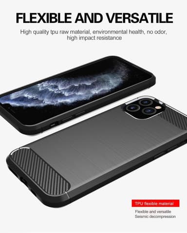 iPhone 11 PRO Skal Fodral Case (Svart)