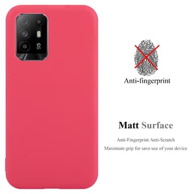Skal Oppo A94 5G Fodral Case (Röd)