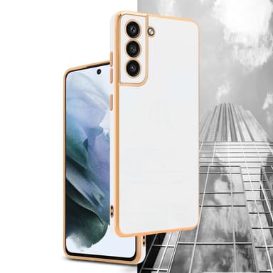 Samsung Galaxy S21 FE Skal Fodral Case (Vit)