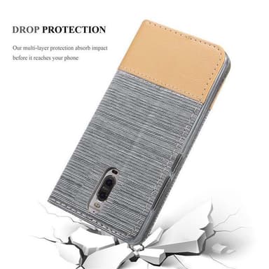 Huawei MATE 9 PRO Plånboksfodral Skal (Grå)