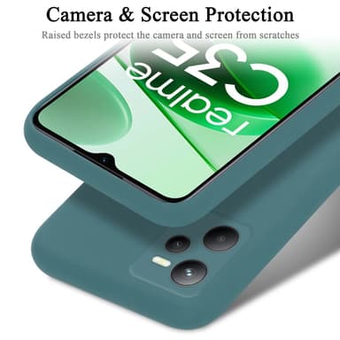 Realme C35 / Narzo 50A PRIME Skal Fodral Case (Grön)