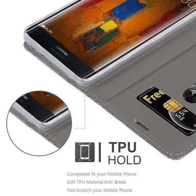 Huawei MATE 9 PRO Plånboksfodral Skal (Grå)