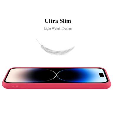 Skal iPhone 14 PRO Fodral Case (Röd)