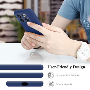 OnePlus 10T / ACE PRO Skal Fodral Case (Blå)