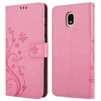 Samsung Galaxy J3 2018 Plånboksfodral Skal (Rosa)