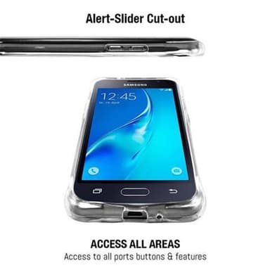 Samsung Galaxy J1 2016 Skal Fodral Case (Transparent)