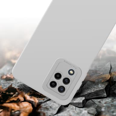 Samsung Galaxy M22 / M32 4G Skal Fodral Case (Vit)
