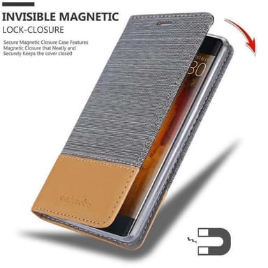 Huawei MATE 9 PRO Plånboksfodral Skal (Grå)