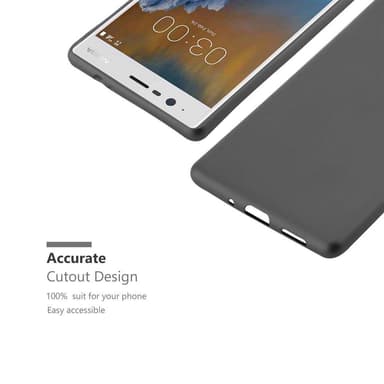 Skal Nokia 3 2017 Fodral Case (Grå)
