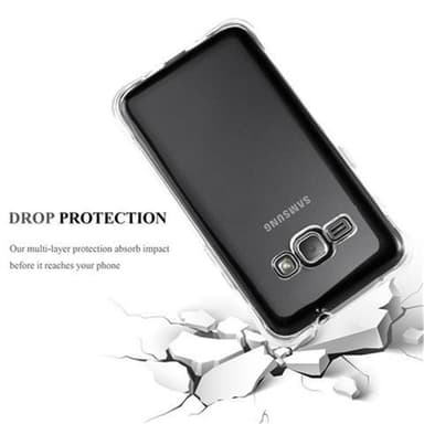 Samsung Galaxy J1 2016 Skal Fodral Case (Transparent)