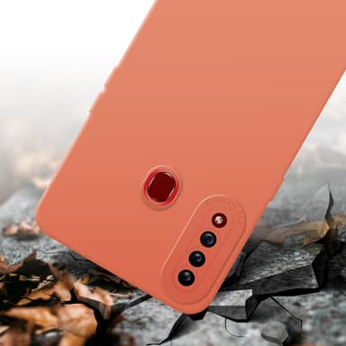 Samsung Galaxy A20s Skal Fodral Case (Orange)
