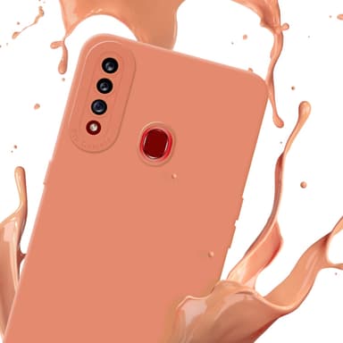 Samsung Galaxy A20s Skal Fodral Case (Orange)