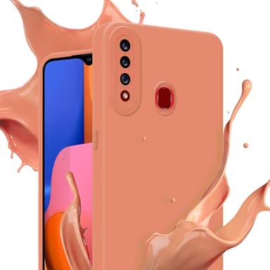 Samsung Galaxy A20s Skal Fodral Case (Orange)