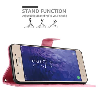 Samsung Galaxy J3 2018 Plånboksfodral Skal (Rosa)