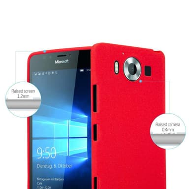 Skal Nokia Lumia 950 Fodral Case (Röd)