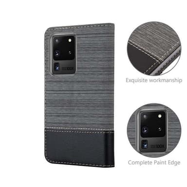 Samsung Galaxy S20 ULTRA Plånboksfodral Skal (Grå)