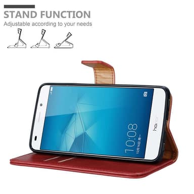 Honor 5C Plånboksfodral Skal (Röd)