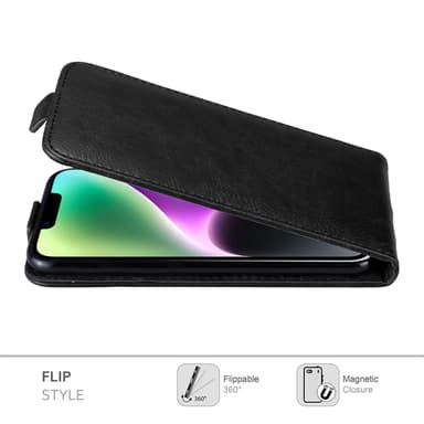 iPhone 14 Flipfodral Skal (Svart)