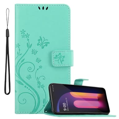 LG V60 ThinQ Plånboksfodral Skal (Turkos)