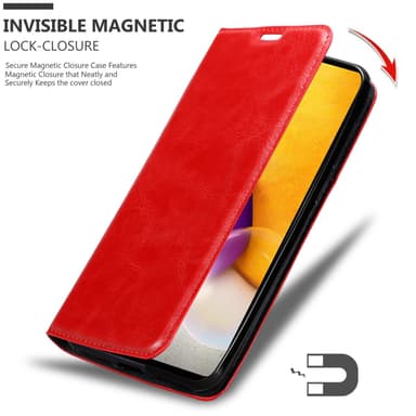 Samsung Galaxy A73 5G Skal Fodral Case (Röd)