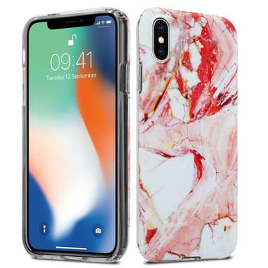 iPhone X / XS Plånboksfodral Skal (Rosa)