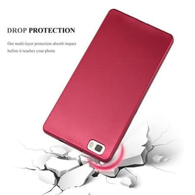 Skal Huawei P8 LITE 2015 Fodral Case (Röd)