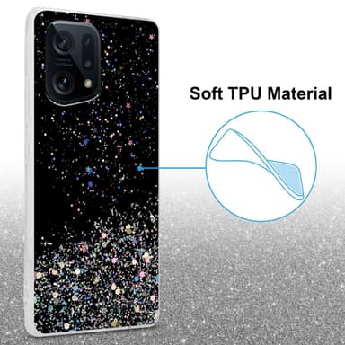 Oppo FIND X5 Skal Fodral Case (Svart)
