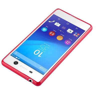 Sony Xperia M5 Skal Fodral Case (Röd)