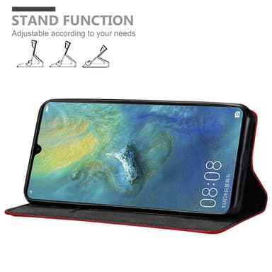 Huawei MATE 20 X Skal Fodral Case (Röd)