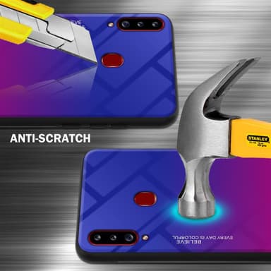 Samsung Galaxy A20s Skal Fodral Case (Svart)
